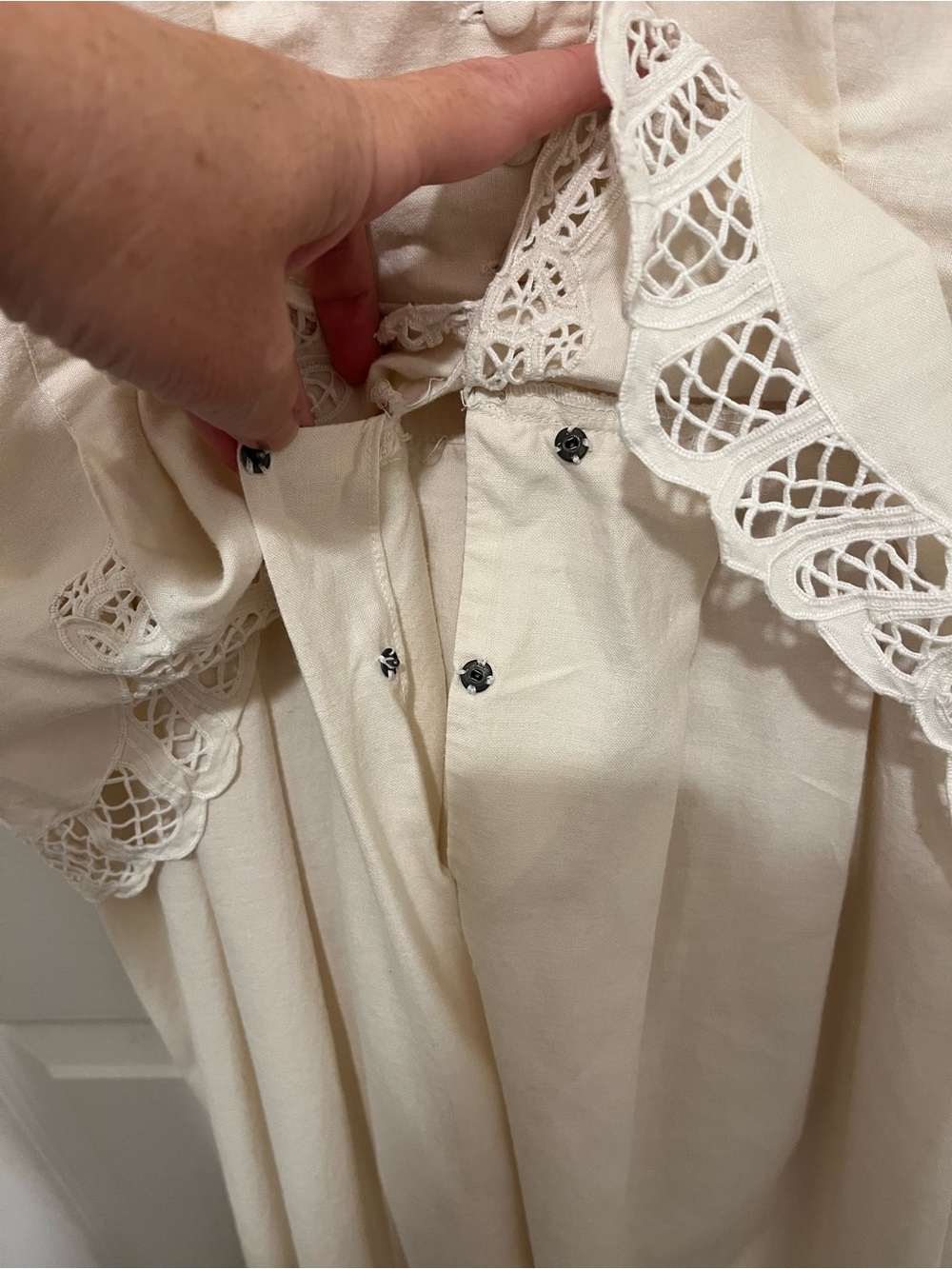 Vintage Plaza South 1980s Romantic Victorian Revival Dress Size 10 - Picture 3 of 12